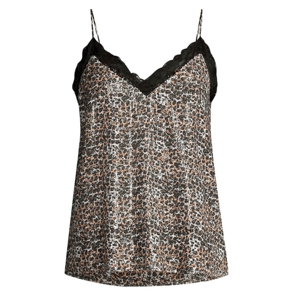 Olivia Rubin Flora Leopard Sequin Camisole